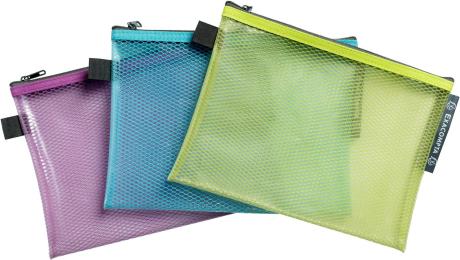 Produktbild Exacompta Transparente Tasche/Etui mit Reissverschluss, flexibles Recycling-PP, Kollektion Pop'N Co
