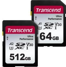 Produktbild Transcend SD Card SDXC SDC340S 160/50 MB/s (64 GB, SDXC, U3, UHS-I)