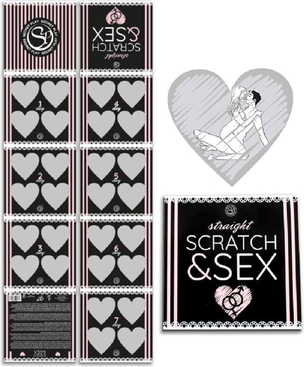 Produktbild Secret play Scratch & Sex Straight (Kartenspiel, Englisch, Spanisch, Französisch, Portugiesisch, Deutsch)