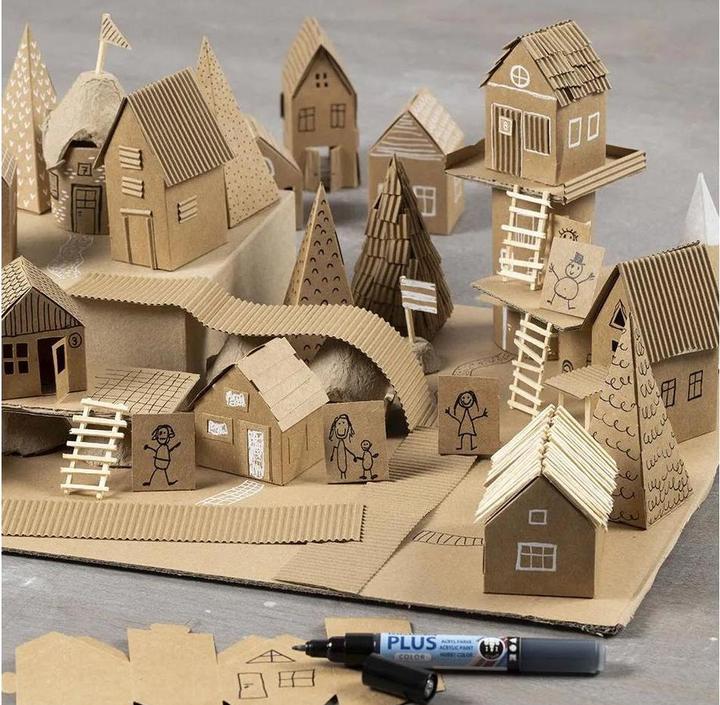 Produktbild Creativ Company Houses and trees