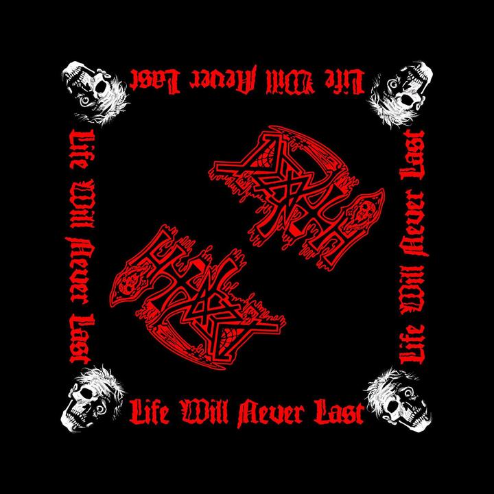 Death Unisex Adult Life Will Never Last Bandana