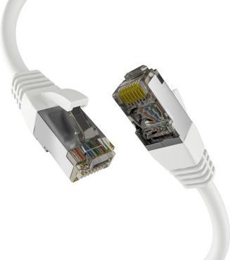Produktbild M-Cab CAT8.1 WHITE 1M PATCH CORD (S/FTP, CAT8.1, 1 m)