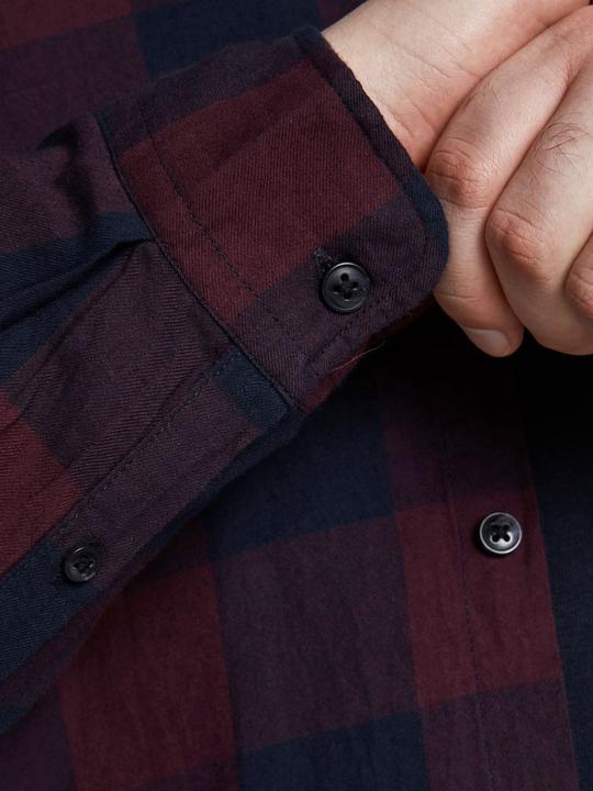 Actual product image Jack & Jones Check Plus Size Shirt (7XL)