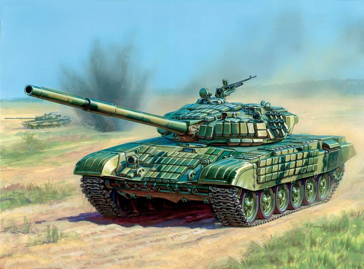 Produktbild Zvezda 500787400-1:100 T-72 Russian Tank