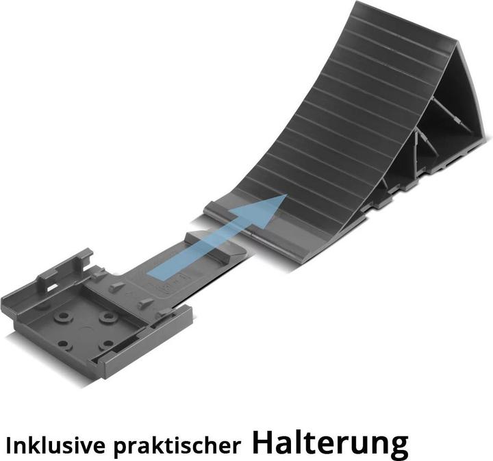 Produktbild Stahlwerk Unterlegkeile mit Halterung GT-01 ST 4er Set bis 1,5t Achslast Radkeil