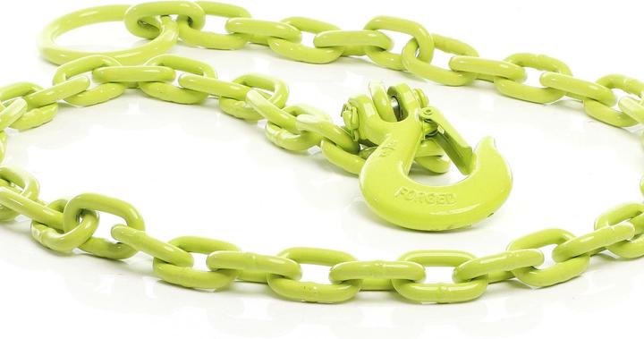 Image du produit XPOtool Chaîne forestière de débardage Ronde 1,83mx10mm avec Maillon de suspension Crochet Abattage