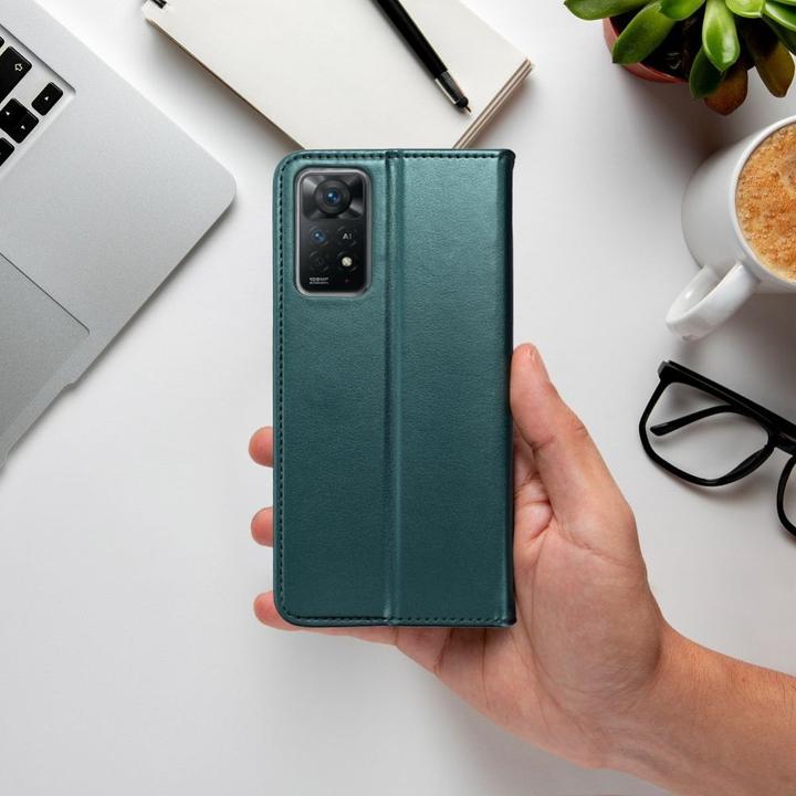 Image du produit OEM Book case SMART MAGNETO Book case for XIAOMI Redmi Note 14 5G dark green (Xiaomi Redmi Note 14 5G)