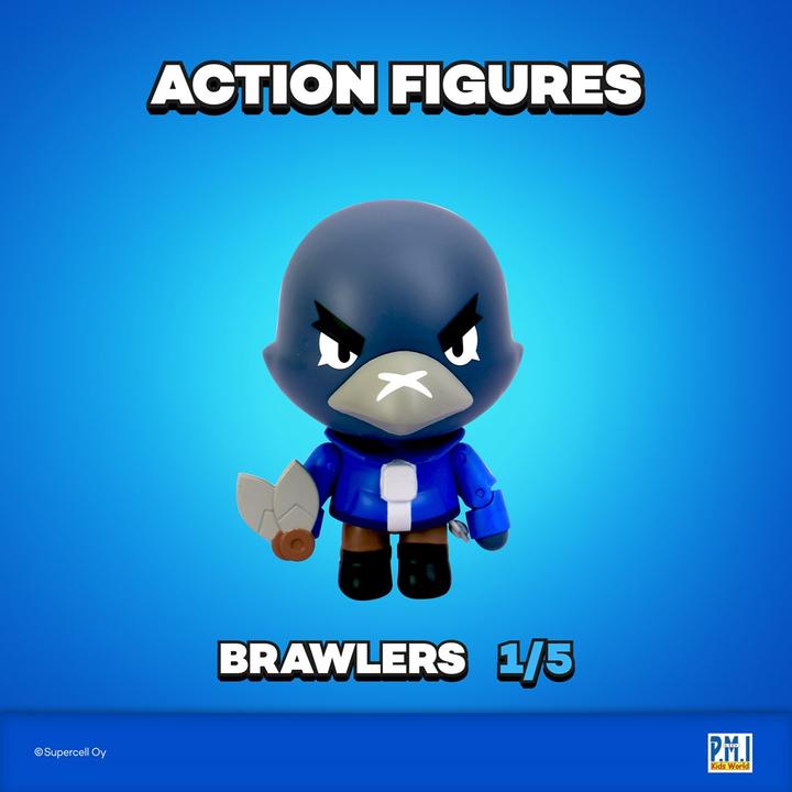 Actual product image Pmi Kids World BRAWL STARS S1 ACTION FIGURES 11cm - CROW