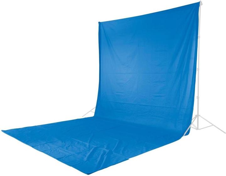 Produktbild Hama Bluescreen Hintergrund, Stoff, 2,95 x 6 m, Royalblau (295 cm, 600 cm)