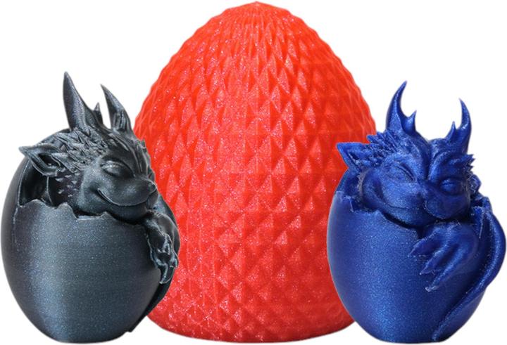 Produktbild eSUN ePLA-Chameleon Galaxy Blau Filament 1.75mm 1Kg (PLA, 1.75 mm, 1000 g, Blau)
