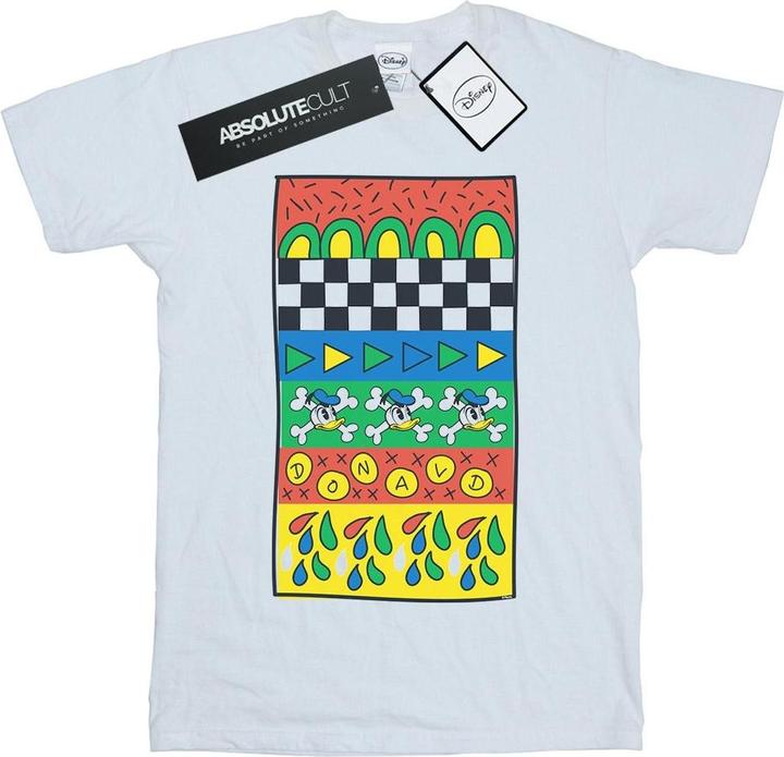Immagine prodotto Disney Donald Duck Vintage Pattern Maglietta Ampia Donna (M)
