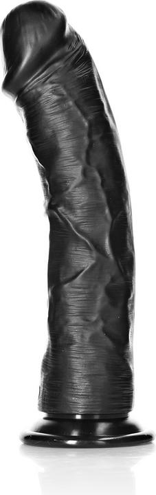 Actual product image RealRock Curved Realistic Dildo with Suction Cup - 9"/ 23 cm