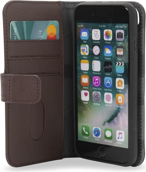 Actual product image Decoded D6IPO7WC4CBN mobile phone case (4.7") Wallet case Brown (Sharp Aquos Sense2, Apple iPhone SE (3rd Gen))