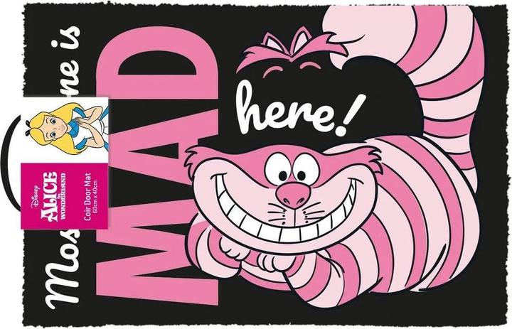 Pyramid ALICE AU PAYS DES MERVEILLES - We're All mad here! - Paillasson (60 x 40 cm)