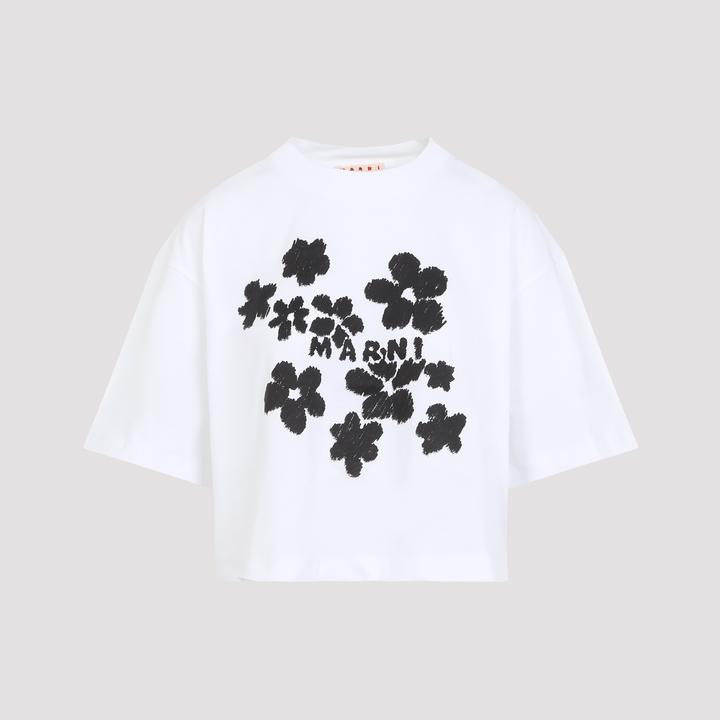 Produktbild Marni cotton t-shirt with flower print (40)
