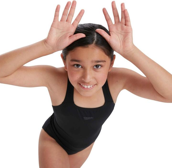 Actual product image Speedo Girls Medalist Eco Endurance+ One Piece Swimsuit (128)