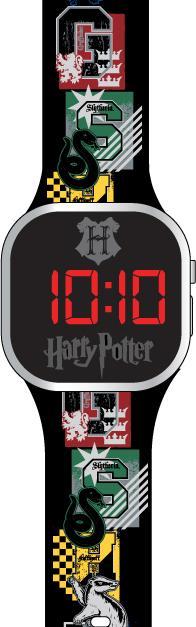 Produktbild Accutime LED-Kinderuhr Harry Potter (schwarz), Digitaluhr mit LED-Anzeige für Uhrzeit und Datum,... (Digitaluhr, 38 mm)