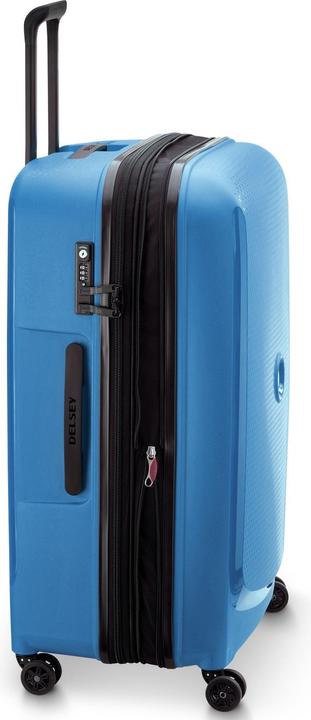Image du produit Delsey Walizka BELMONT PLUS 76cm 4 DOUBLE WHEELS EXPANDABLE TROLLEY CASE NIEBIESKI CYJAN (120 l, XL (à partir de 115l))