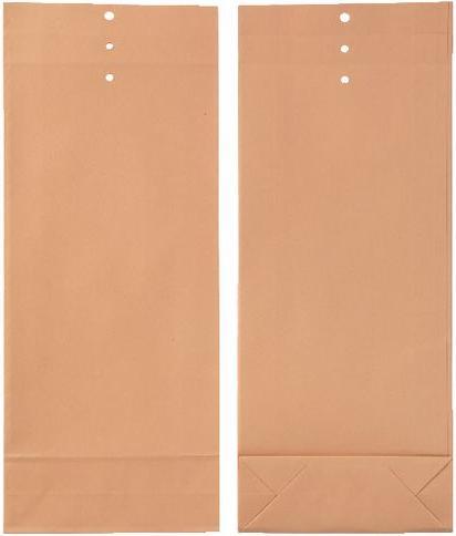 Produktbild Markenlos Musterbeutel Braun Ohne Fenster 140 mm x 345 mm Musterbeutelklammer 120 g/m² (25 x)