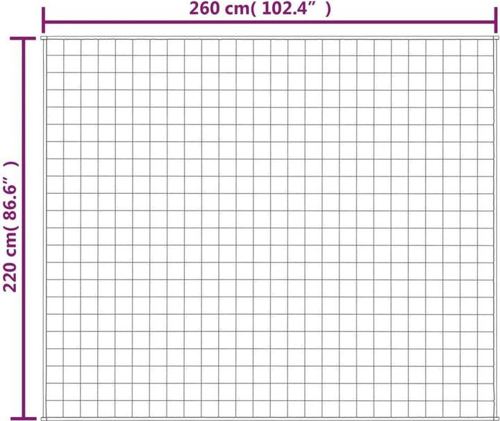 Actual product image VidaXL Erin (220 x 260 cm)