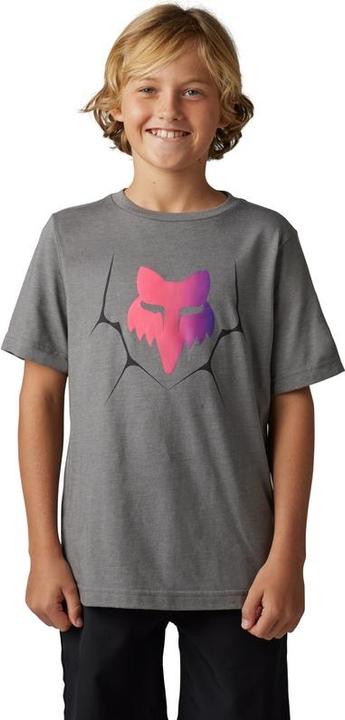 Fox Tee 23 Yth Syz Ss Htr Graph Ym (M)