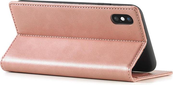 Produktbild Cover-Discount iPhone Xs / X - Stand Flip Case Hülle rosa (Apple iPhone XS)