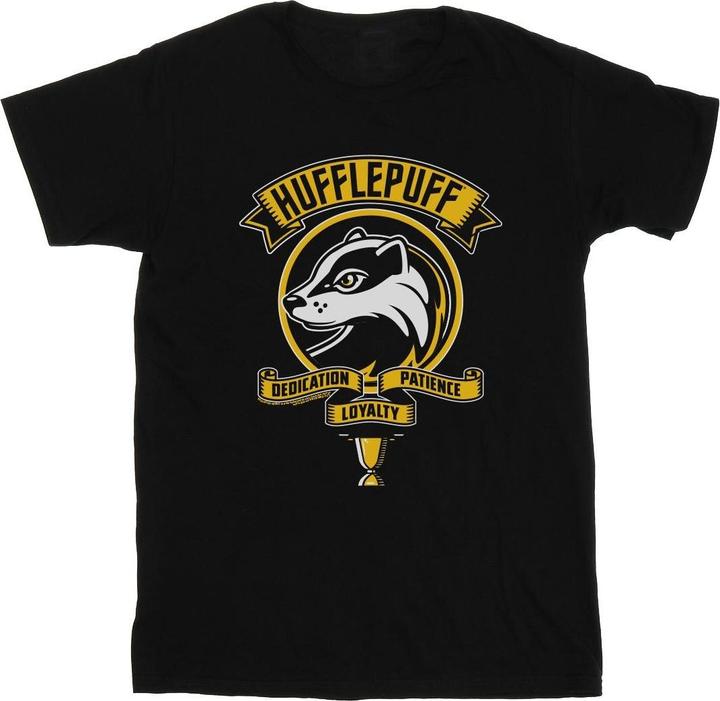 Image du produit - T-shirt HUFFLEPUFF TOON CREST - Fille (128)
