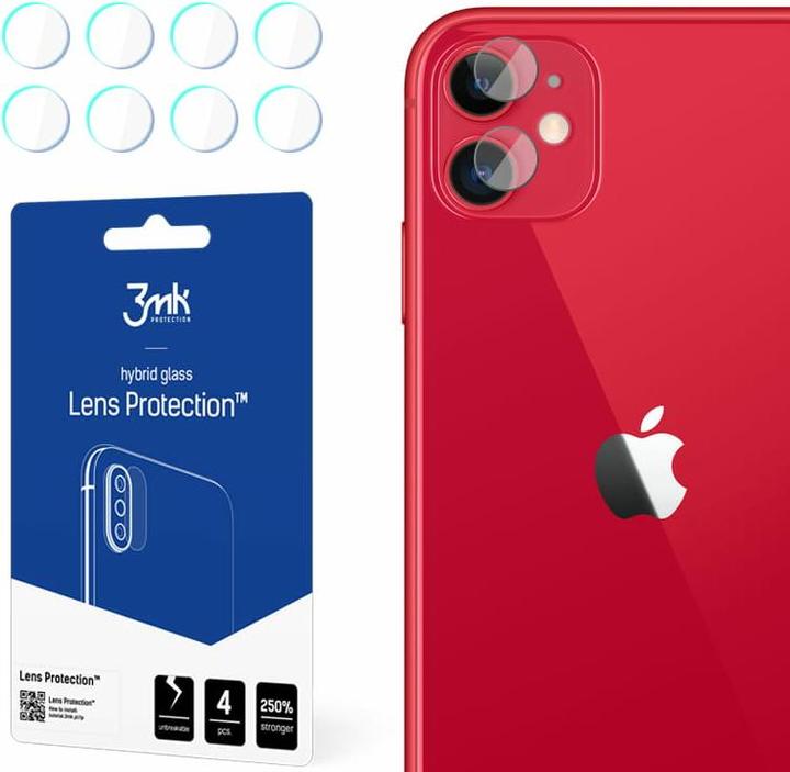 Produktbild 3MK hybrid glass Lens Protection for iPhone 11 (1 Stück, Apple iPhone 11)