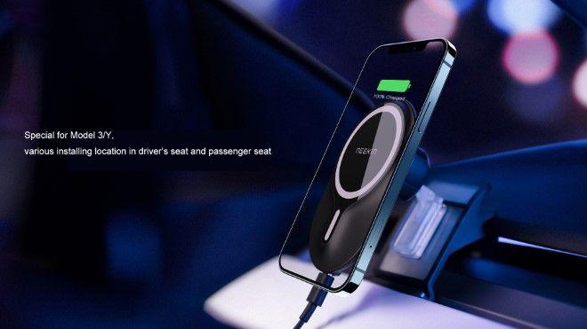 Produktbild Nillkin W2 Car Magnetic Wireless Charger for Tesla Model 3 & Model Y (7.50 W)
