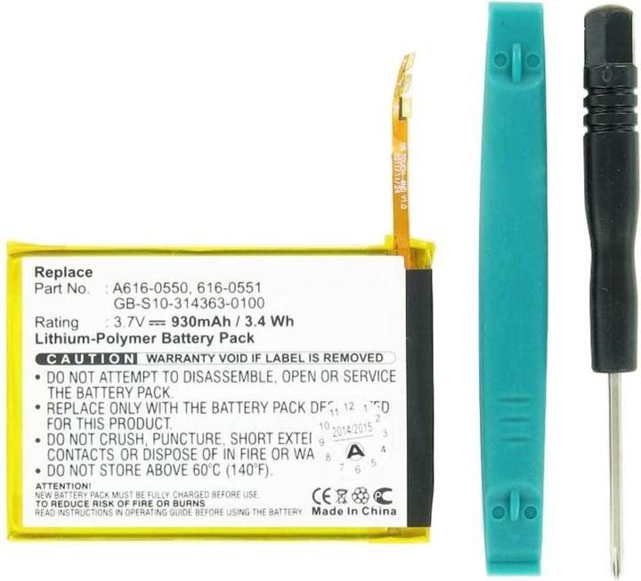 Image du produit AccuCell Batterie iPod Touch 4e génération 616-0551, 616-0550