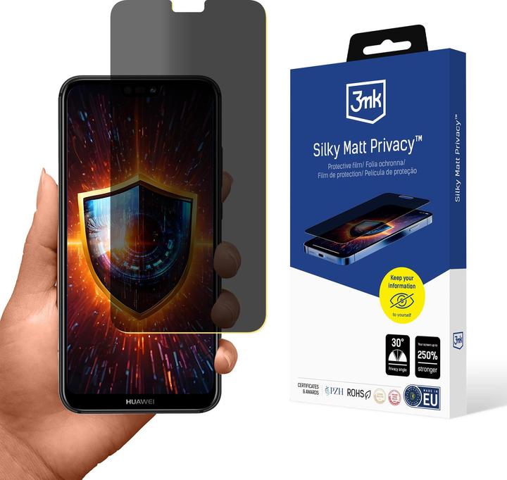Immagine prodotto 3MK Folia ochronna prywatyzujÄ ca matowa Silky Matt Privacy na Huawei P20 Lite (1 Pezzo/i, Huawei P20 Lite)