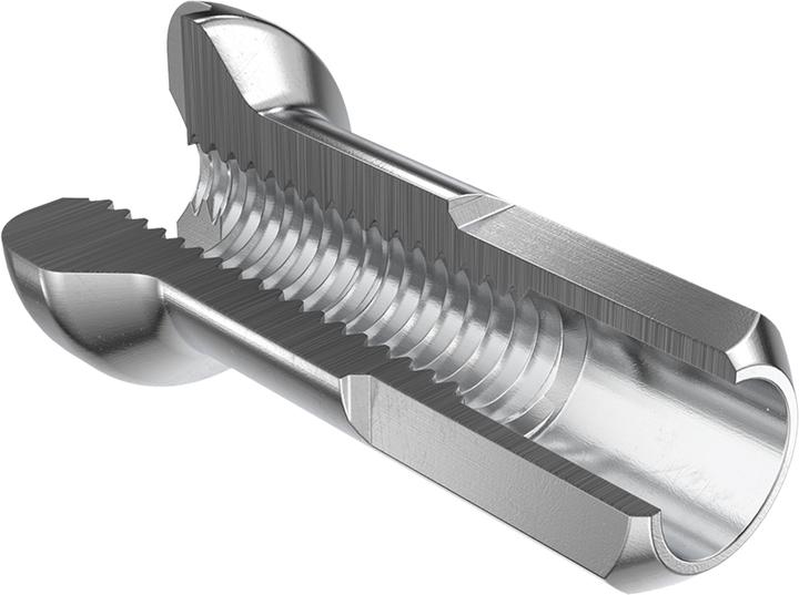 Produktbild DT Swiss Nippel Standard Alu 1.8/12mm, silber, 100 Stk.