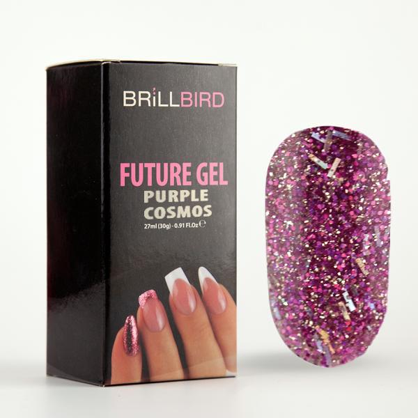 BrillBird Future Gel Purple Cosmos - 30 g (Cosmo viola, Vernice UV gel)