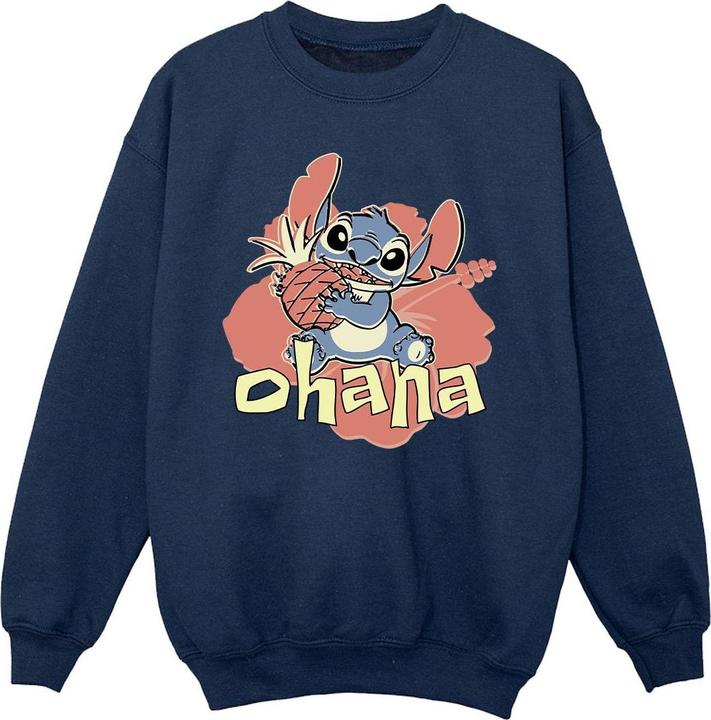 Produktbild Disney Lilo And Stitch Ohana Pineapple Sweatshirt Mädchen (104)