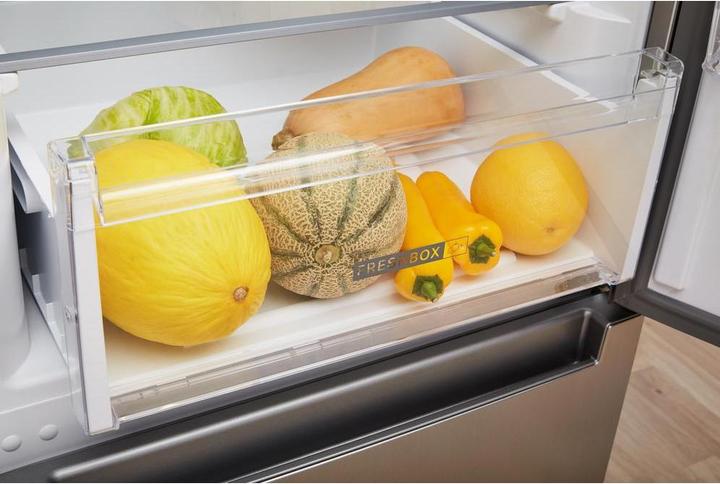 Produktbild Whirlpool W5 721E OX 2 Kühl- und Gefrierkombination Freistehend Grau 308 l (308 l)