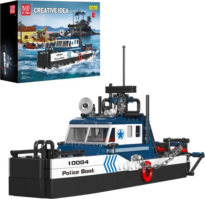 Image du produit Mould King Bateau de police