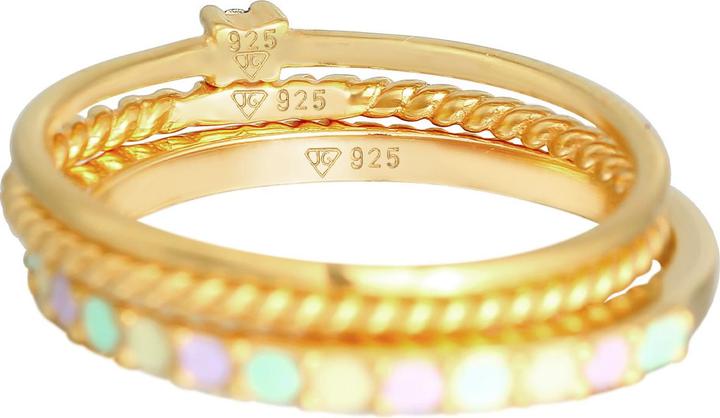 Immagine prodotto Elli Anello a fascia, set di anelli (64, 925 Argento)