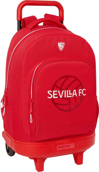 Image du produit Sevilla Fútbol Club Sac à dos scolaire à roulettes Rouge 33 x 45 x 22 cm