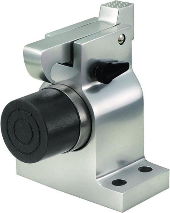 Image du produit Kws Butoir de porte au sol avec blocage type 1010 hauteur 115 mm aluminium noir mat (1 pièce(s))