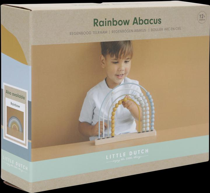Actual product image Little Dutch Rainbow Abacus blue