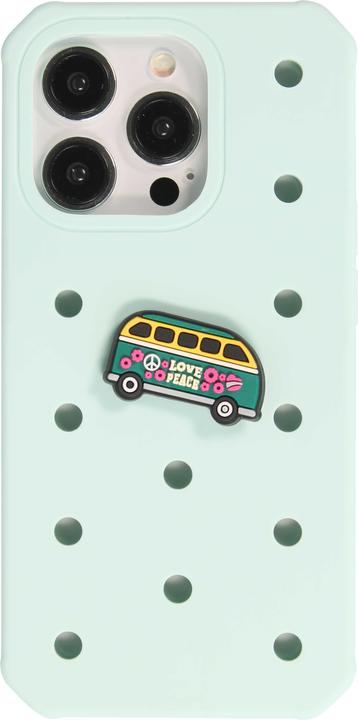 Image du produit PhoneLook Stickers tendance 3D pour coque en silicone avec trous Hippie Bus 3