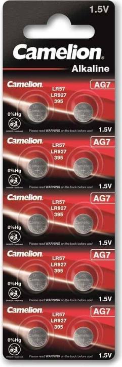 Produktbild Camelion Batterie Alkaline AG7 0% Mercury/Hg 10 St. - Batterie - 9V-Block (10 Stk., 34 mAh)