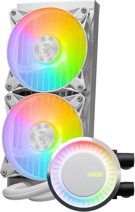 Actual product image MSI Mag Coreliquid E240 White