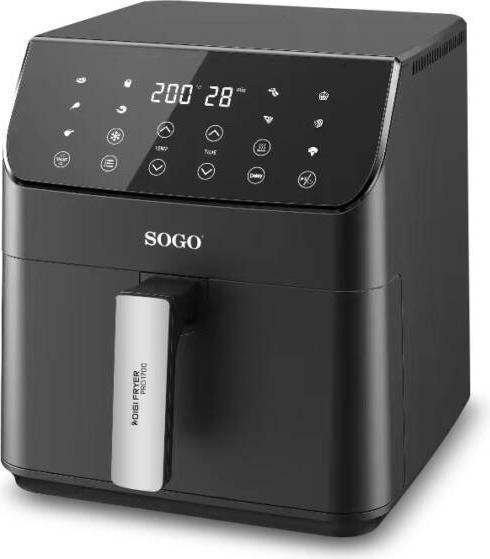 Produktbild Sogo Human Technology FRE-SS-10890 Heissluft-Fritteuse 1700W Überhitzungsschutz, Timerfunktion, mit