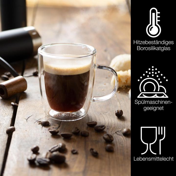 Immagine prodotto Moritz & Moritz Tazze di vetro per espresso (80 ml, 2 x)