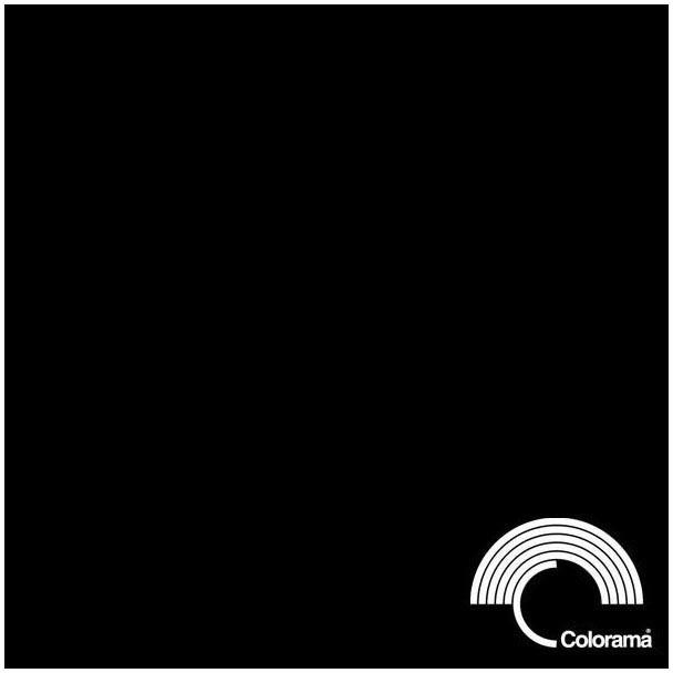 Actual product image Colorama Paper background roll 1.35 x 11 m Black (135 cm, 1100 cm)