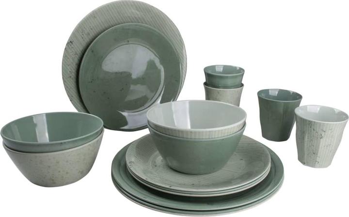 Produktbild Frankana Geschirrserie Mix & MatchEssgeschirr 16-teilig, grün