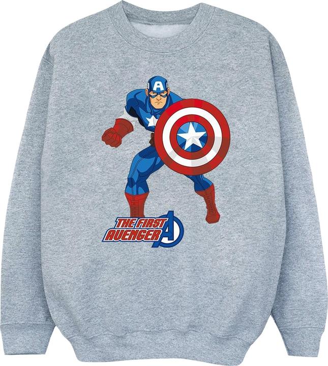Captain America The First Avenger Sweatshirt Mädchen (128)