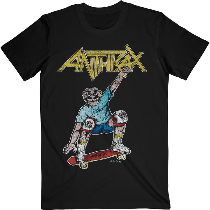 Anthrax Spreading Skater Notman TShirt Rückseitiger Aufdruck