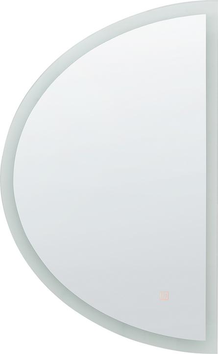 Image du produit Beliani miroir mural LED semi-circulaire ø 80 cm argent BEZONS (49 x 80 cm)